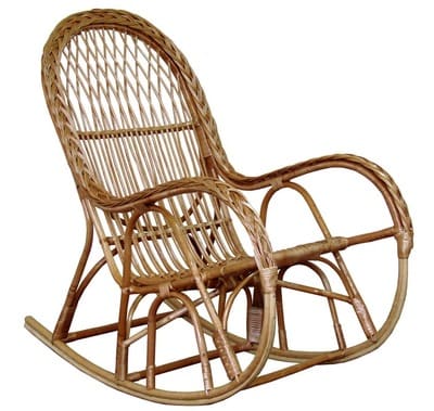 Купить кресло качалку из лозы садовую  в Украине