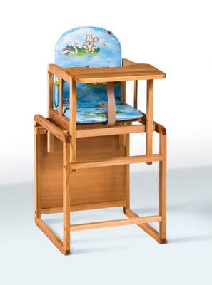 Дитячий стілець для годування оригінальної конструкції. Фото 1