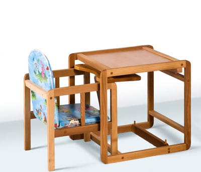 Дитячий стілець для годування оригінальної конструкції. Фото 3